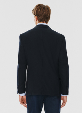 Casualowa marynarka męska w kolorze granatowym