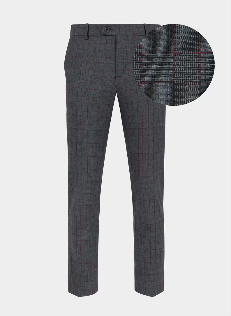 Spodnie męskie garniturowe P21WF-6G-072-S