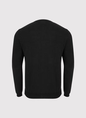 Męski kardigan w kolorze czarnym