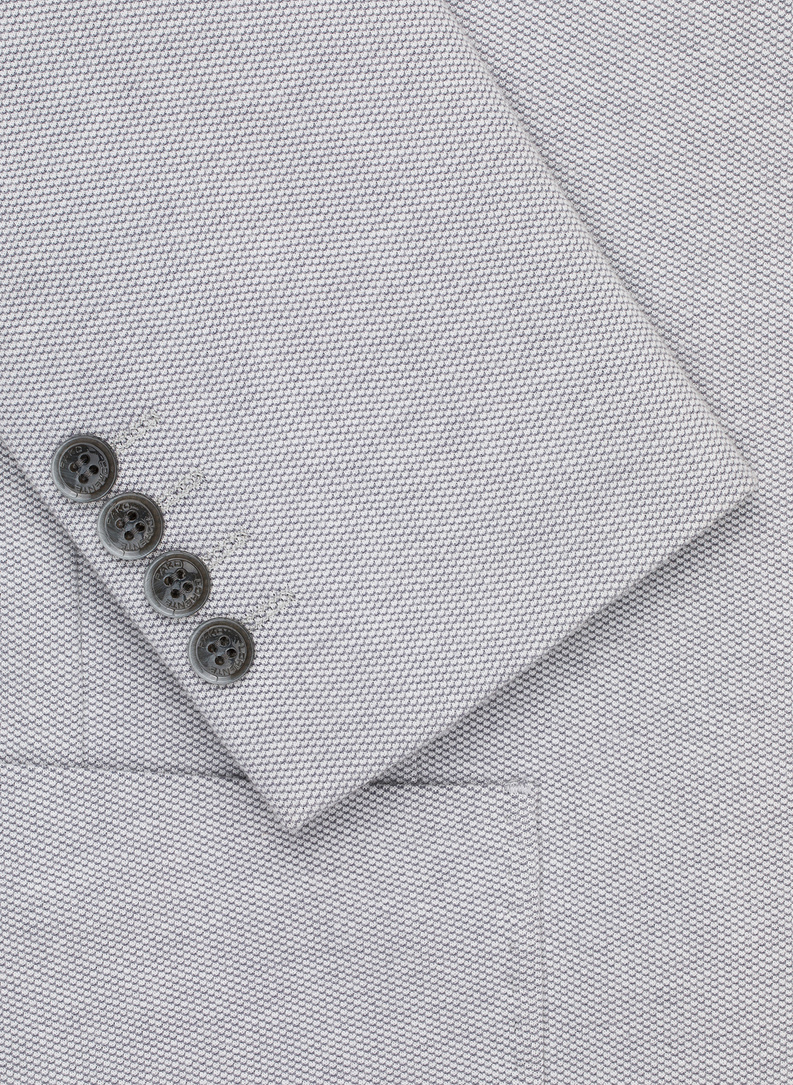 Szara marynarka z dzianiny