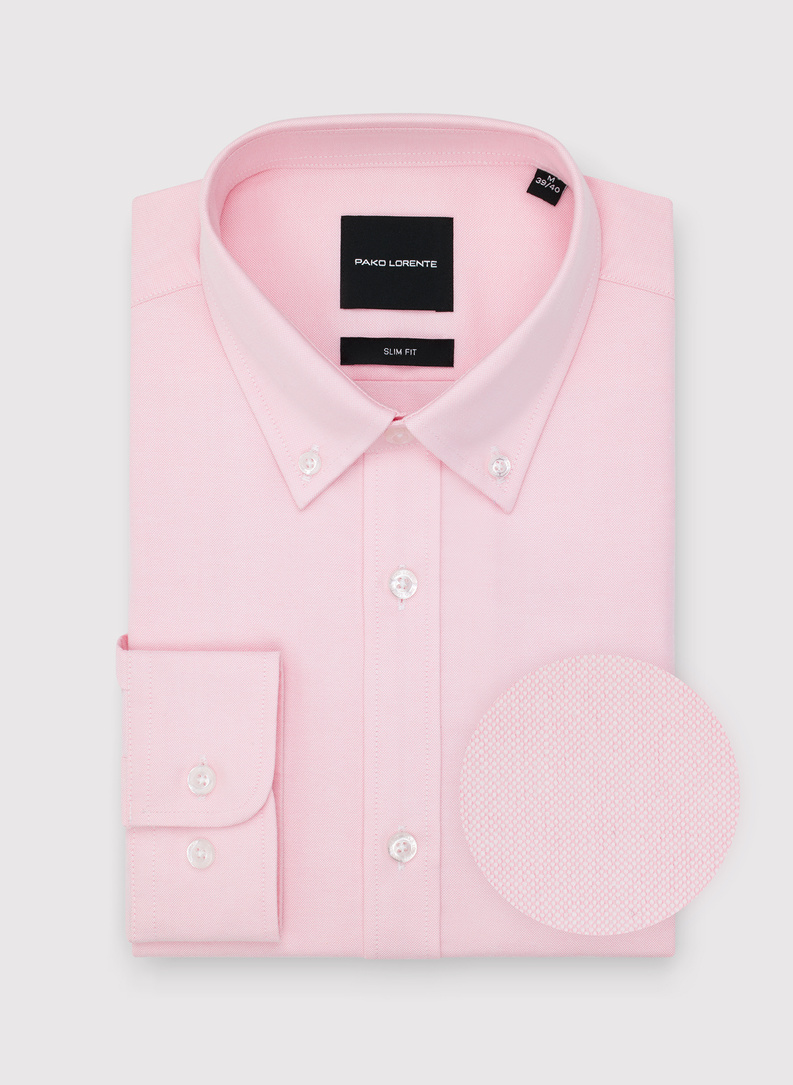Różowa koszula męska