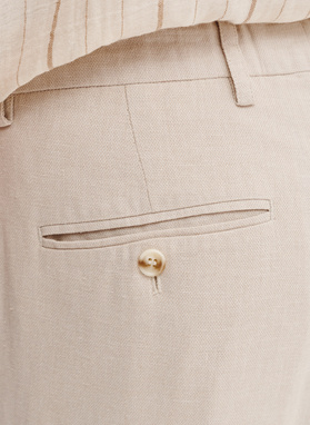 Lniane spodnie męskie