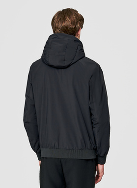 Granatowa krótka kurtka męska