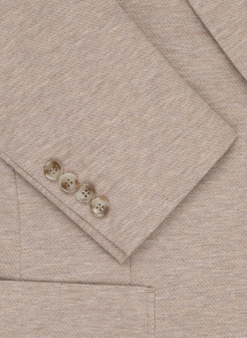 Dzianinowa marynarka w kolorze beżowym