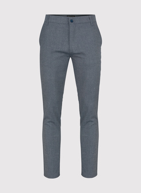 Granatowe casualowe spodnie męskie