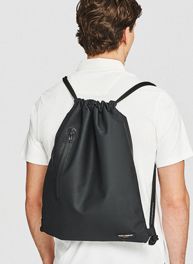 Plecak-worek męski w kolorze czarnym