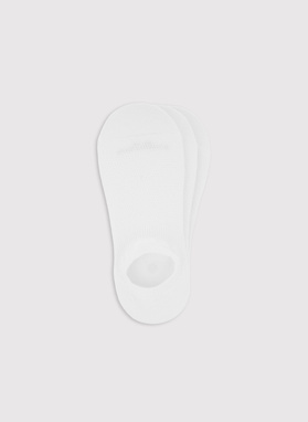 Skarpety stopki białe trójpak