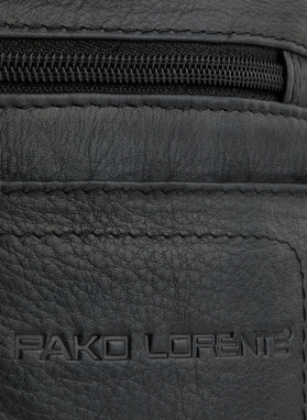 Mała skórzana saszetka męska na ramię