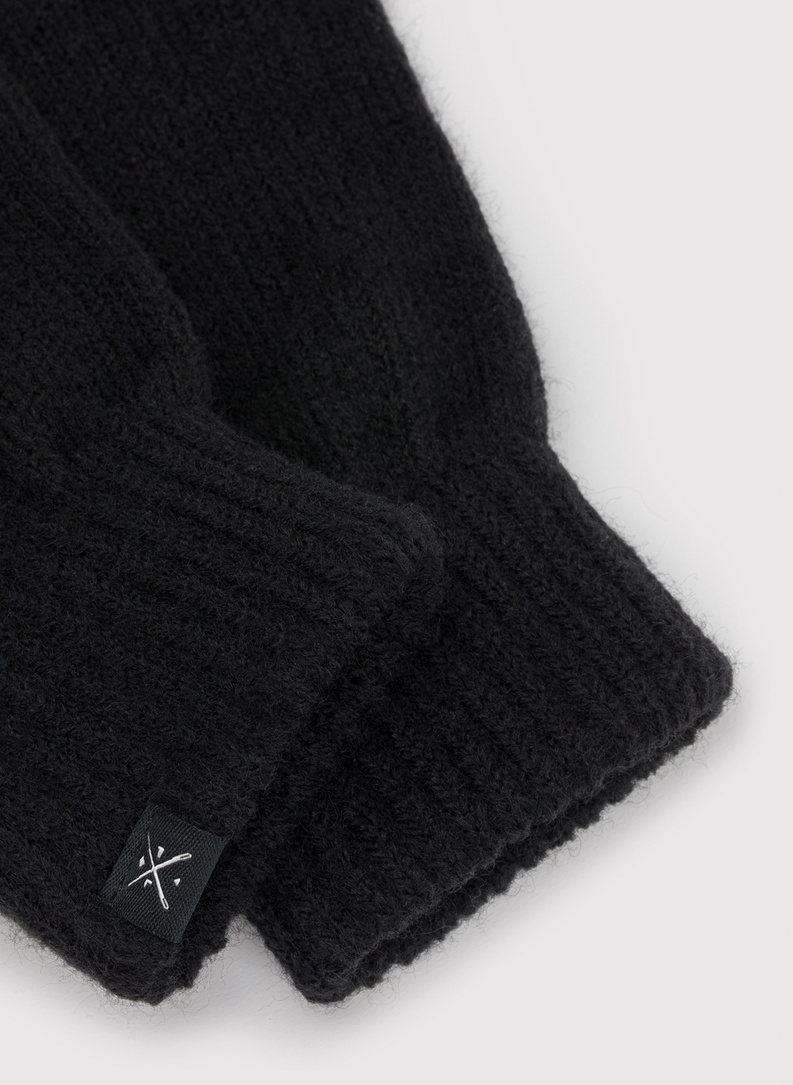 Czarne rękawiczki męskie