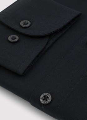 Czarna bawełniana koszula męska