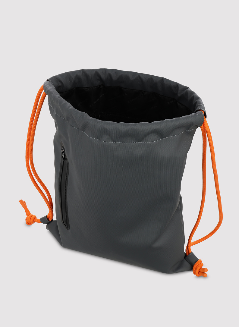 Plecak-worek męski w kolorze szarym