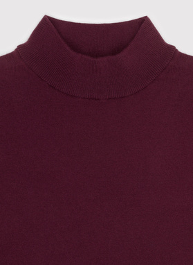 Półgolf męski bordowy P22WF-2X-007-D-0