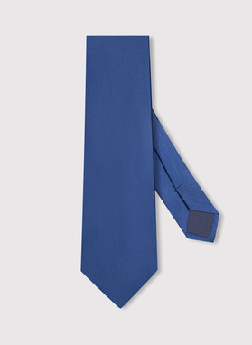 Granatowy krawat męski
