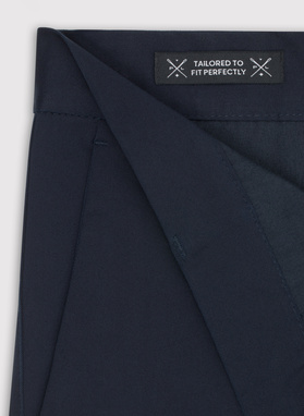 Granatowe szorty męskie z bawełną