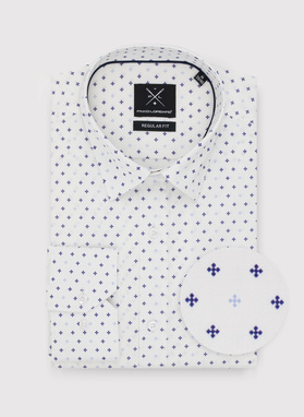 Koszula męska w mikrowzór