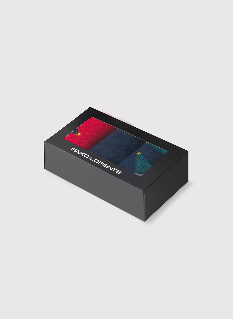 Zestaw skarpet w świąteczne wzory