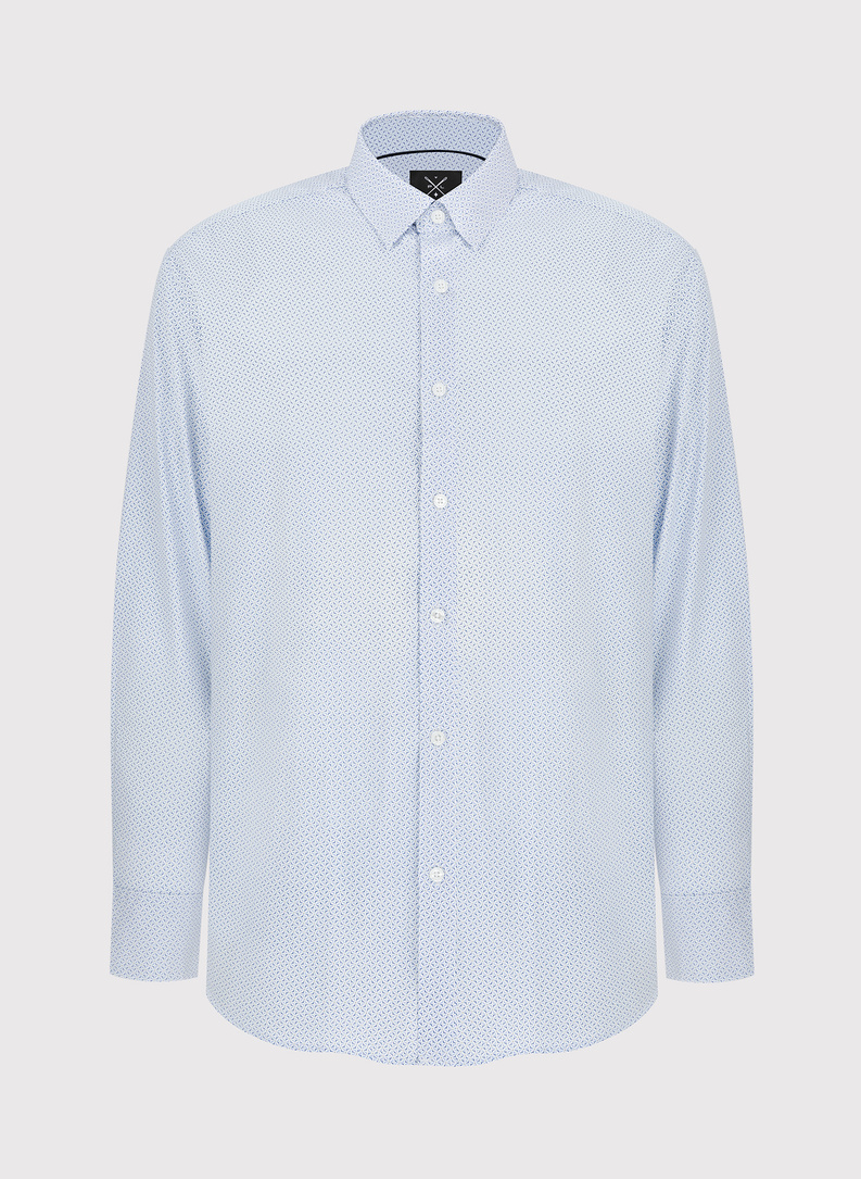 Koszula o kroju Regular w mikrowzór 