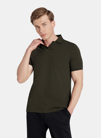 T-shirt polo zielony