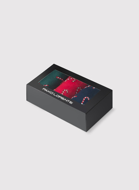 Zestaw skarpet w świąteczne wzory