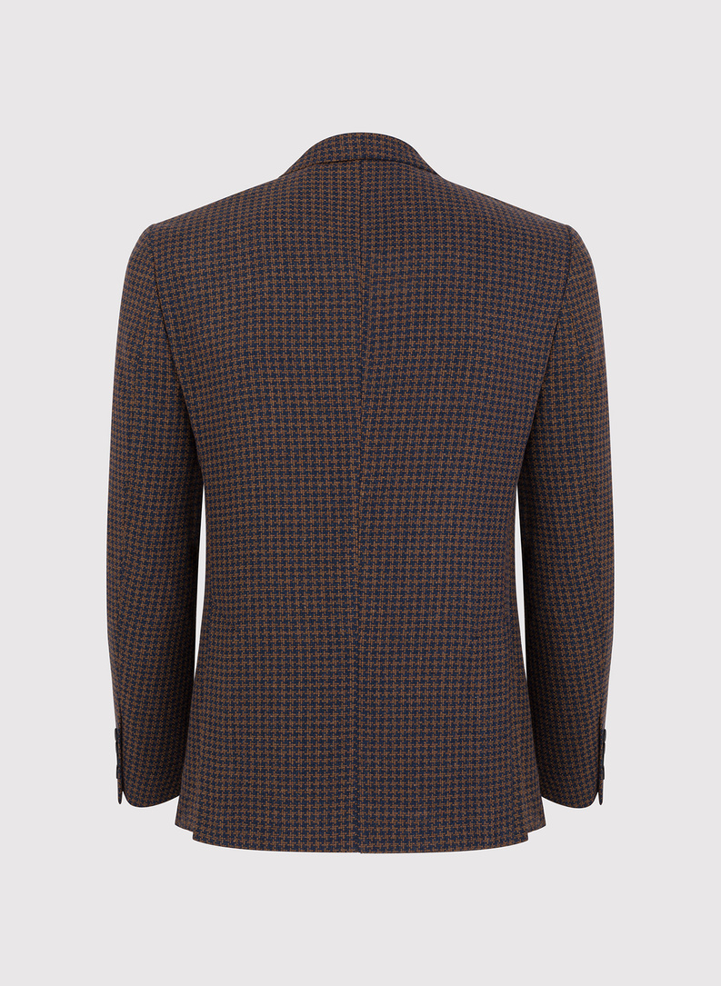 Casualowa marynarka męska w pepitkę 