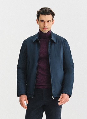 Granatowa kurtka męska
