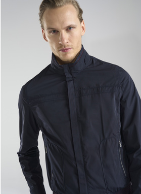 Granatowa krótka kurtka męska