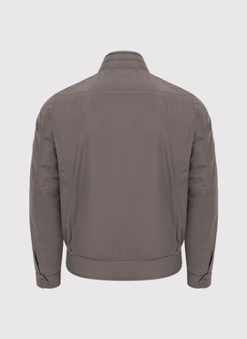 Jasnobrązowa krótka kurtka męska