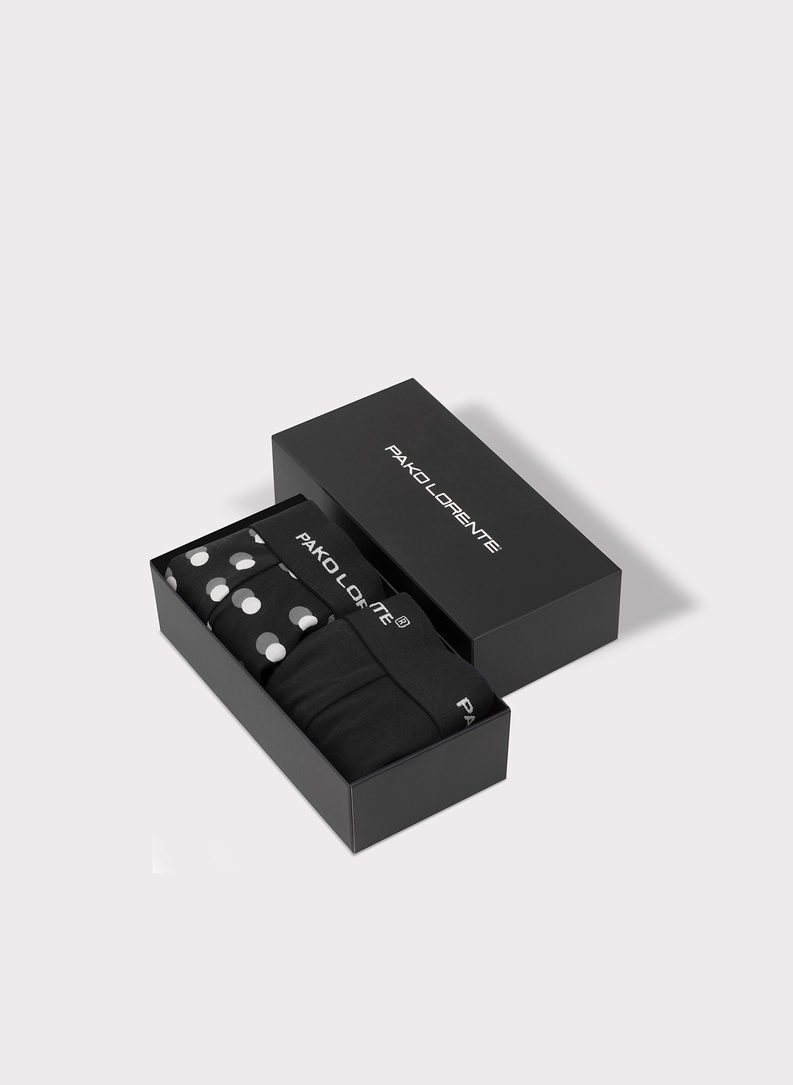 Dwupak bokserek w kolorze czarnym