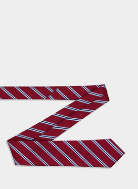 Krawat męski bordowy P22SF-KX-022-D-0