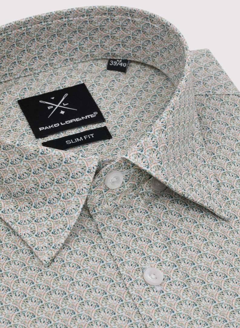 Koszula męska w mikrowzór