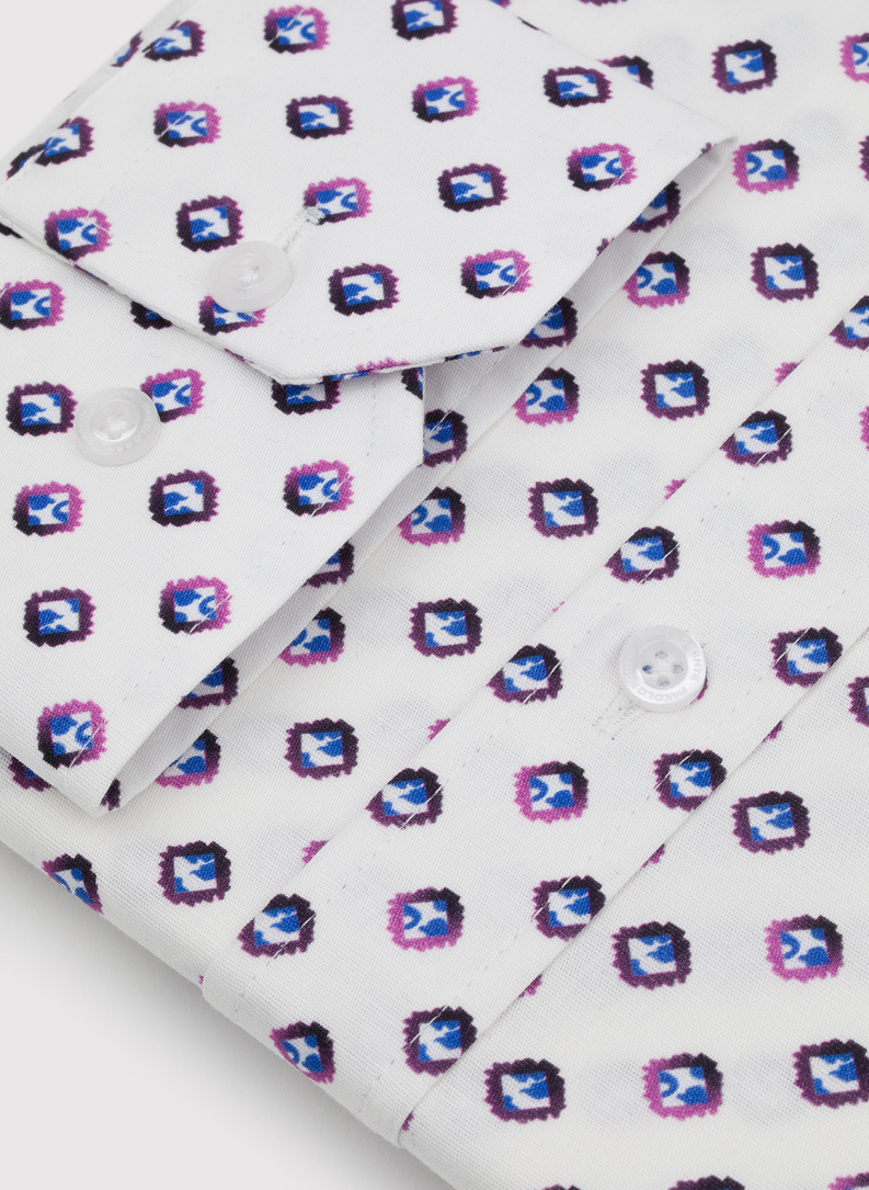 Koszula męska w mikrowzór