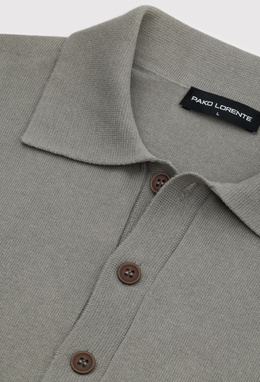 Zielone polo swetrowe