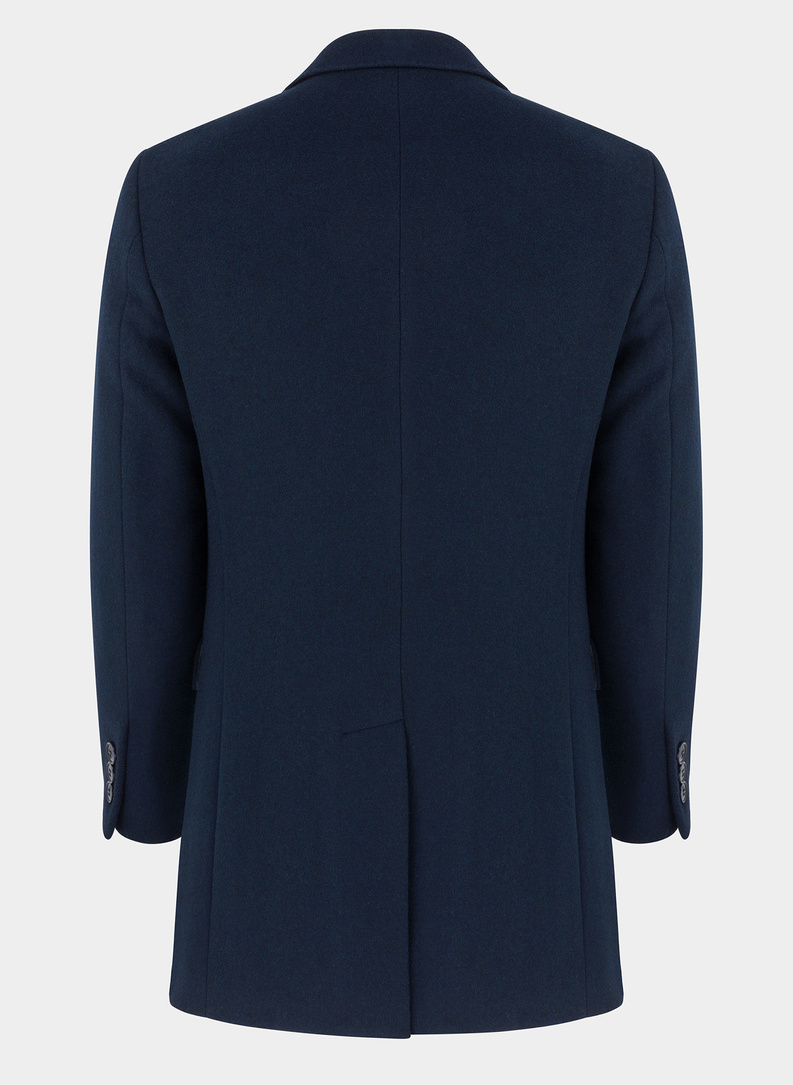 Płaszcz męski granatowy P21WF-7X-002-G