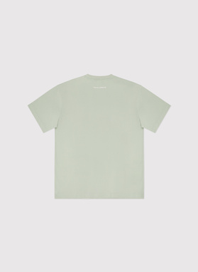 Oliwkowy t-shirt oversize