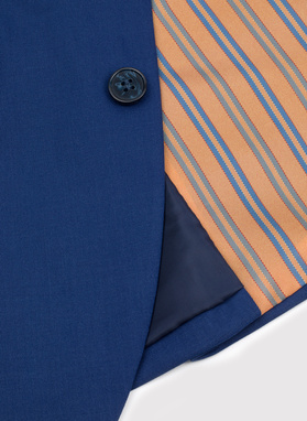 Granatowa marynarka garniturowa P22SF-3G-019-G-S