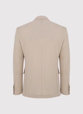 Dzianinowa marynarka w kolorze beżowym