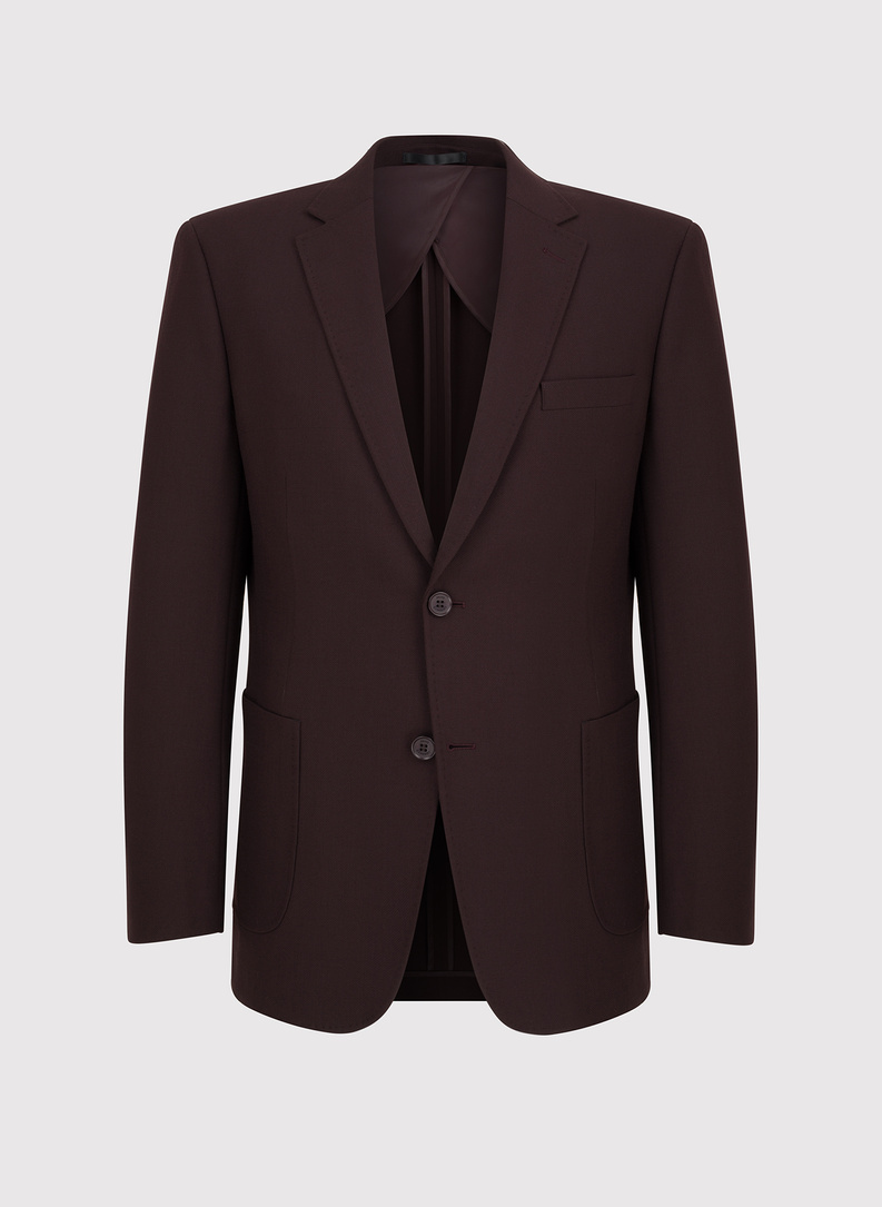 Burgundowa casualowa marynarka męska