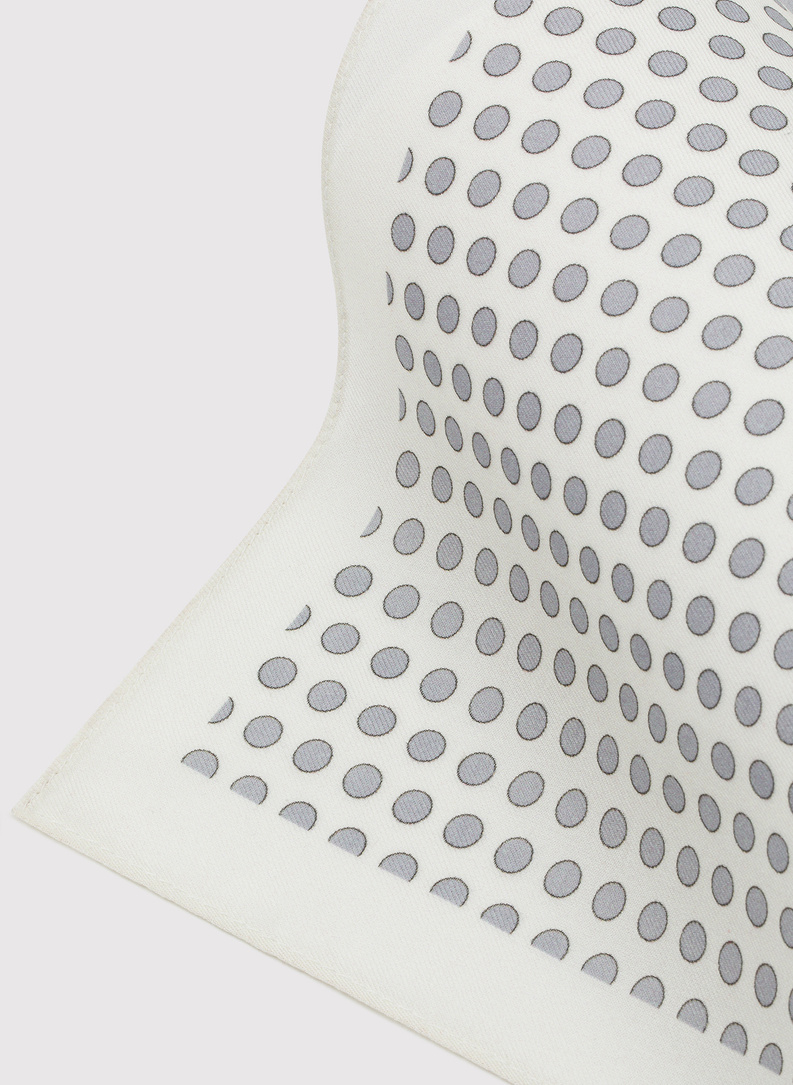 Poszetka męska w kropki