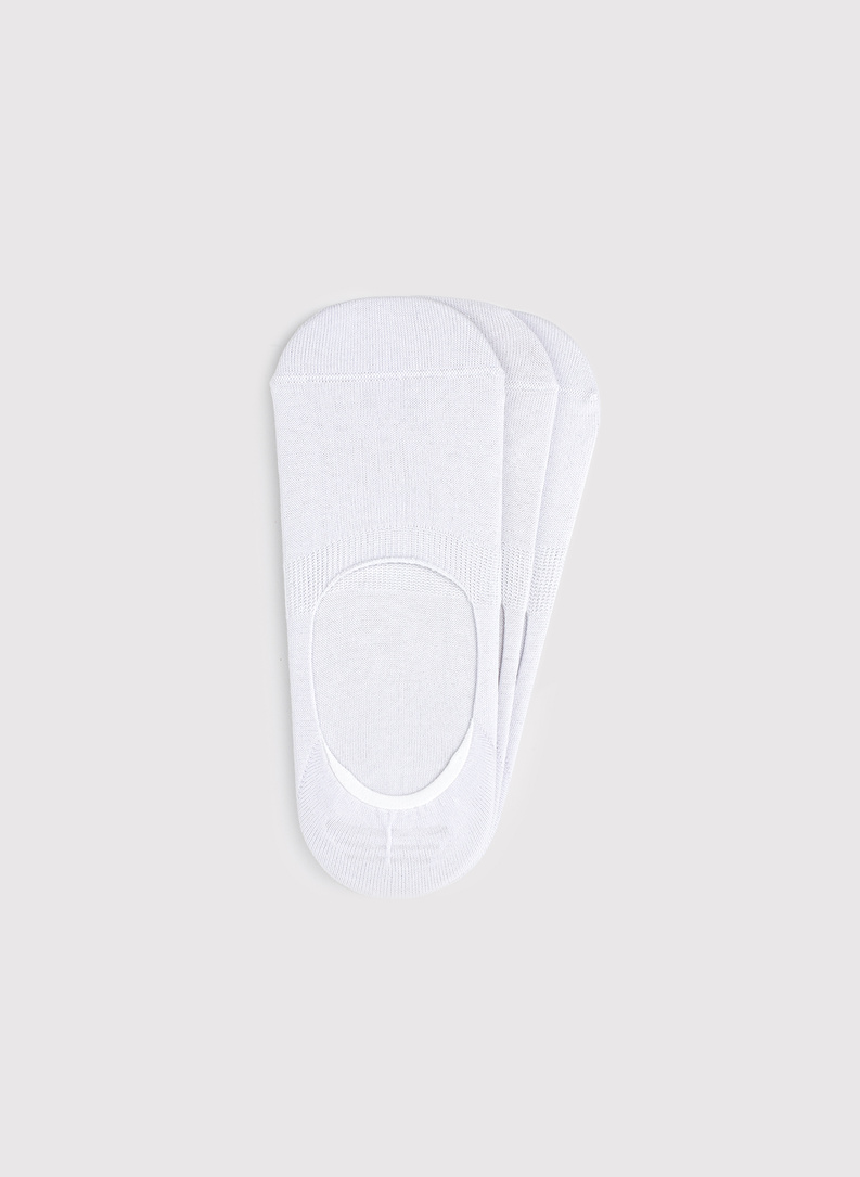 Stopki męskie białe trójpak