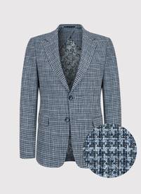 Casualowa marynarka męska w kratkę