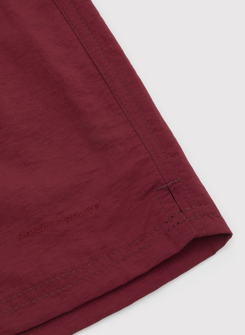 Szorty kąpielowe męskie w bordowym kolorze