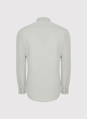 Oliwkowa koszula męska