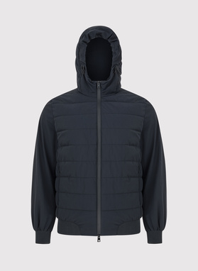 Granatowa krótka kurtka męska