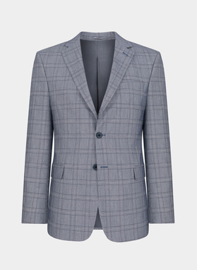 Szara marynarka garniturowa P22SF-3G-011-S-S