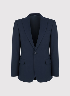 Granatowa marynarka garniturowa