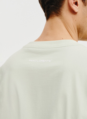 Oliwkowy t-shirt oversize