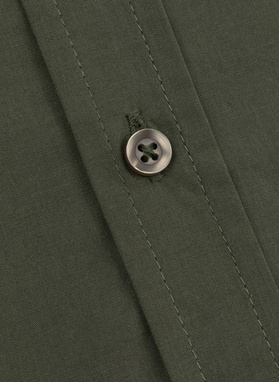 Zielona koszula z krótkim rękawem 