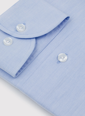 Bawełniana koszula męska w kolorze niebieskiem