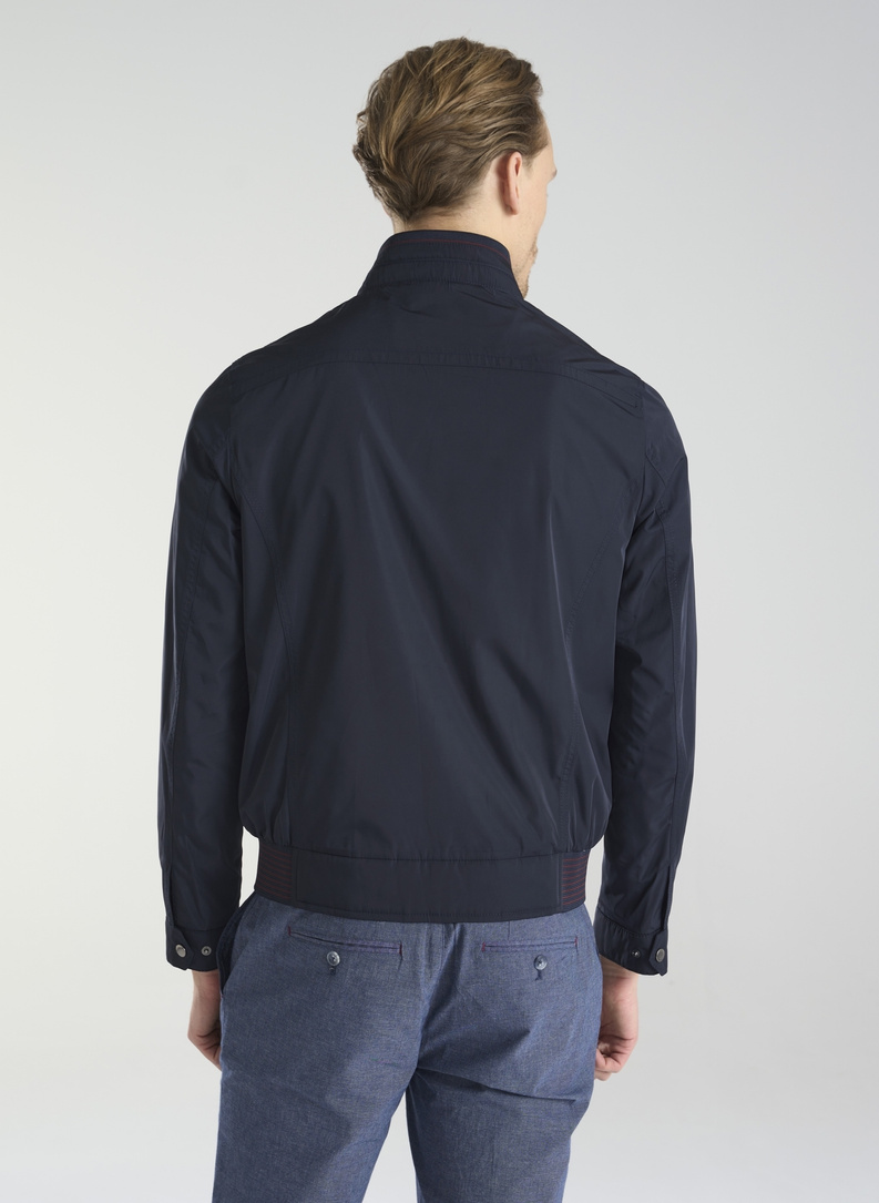 Granatowa krótka kurtka męska