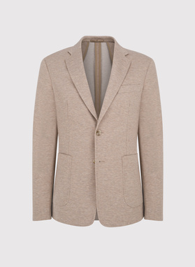 Dzianinowa marynarka w kolorze beżowym